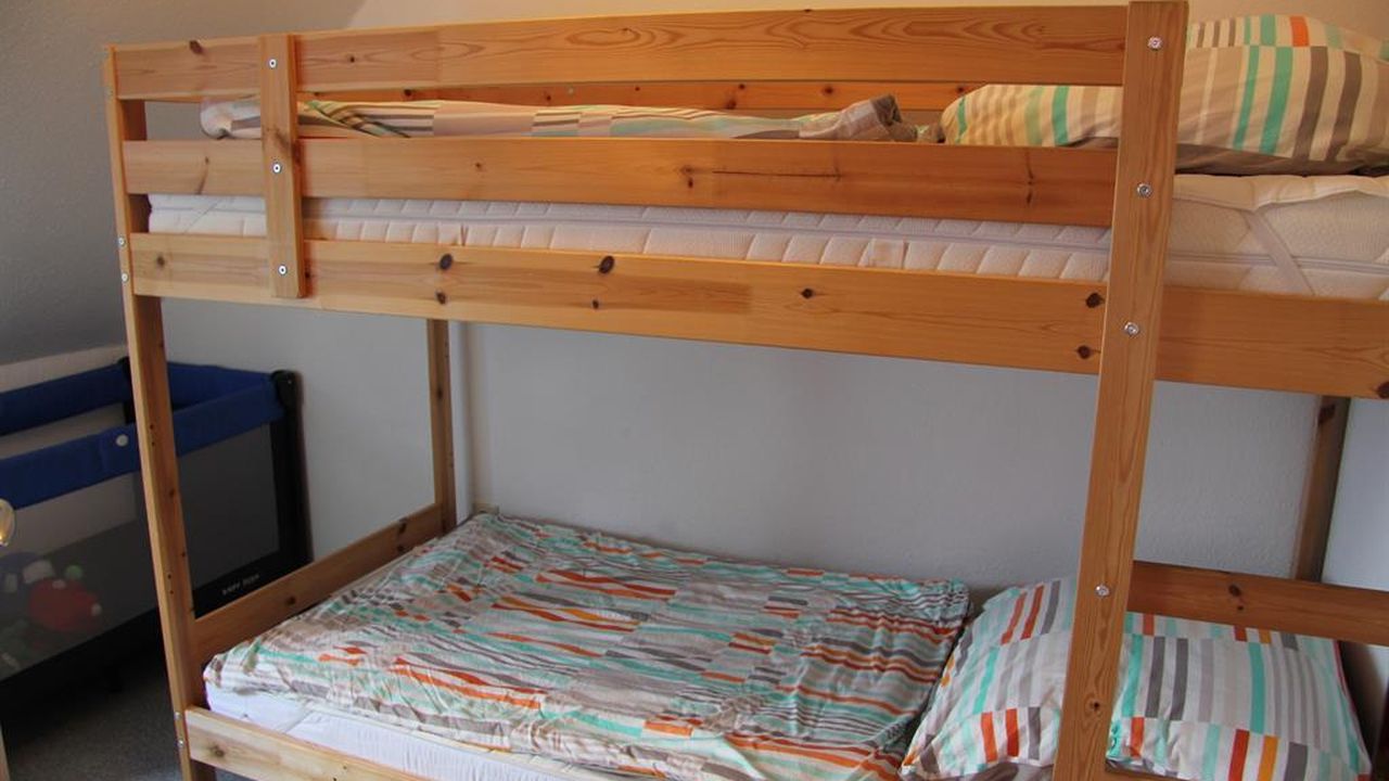 Hochbett mit Babybett Hochbett mit Babybett